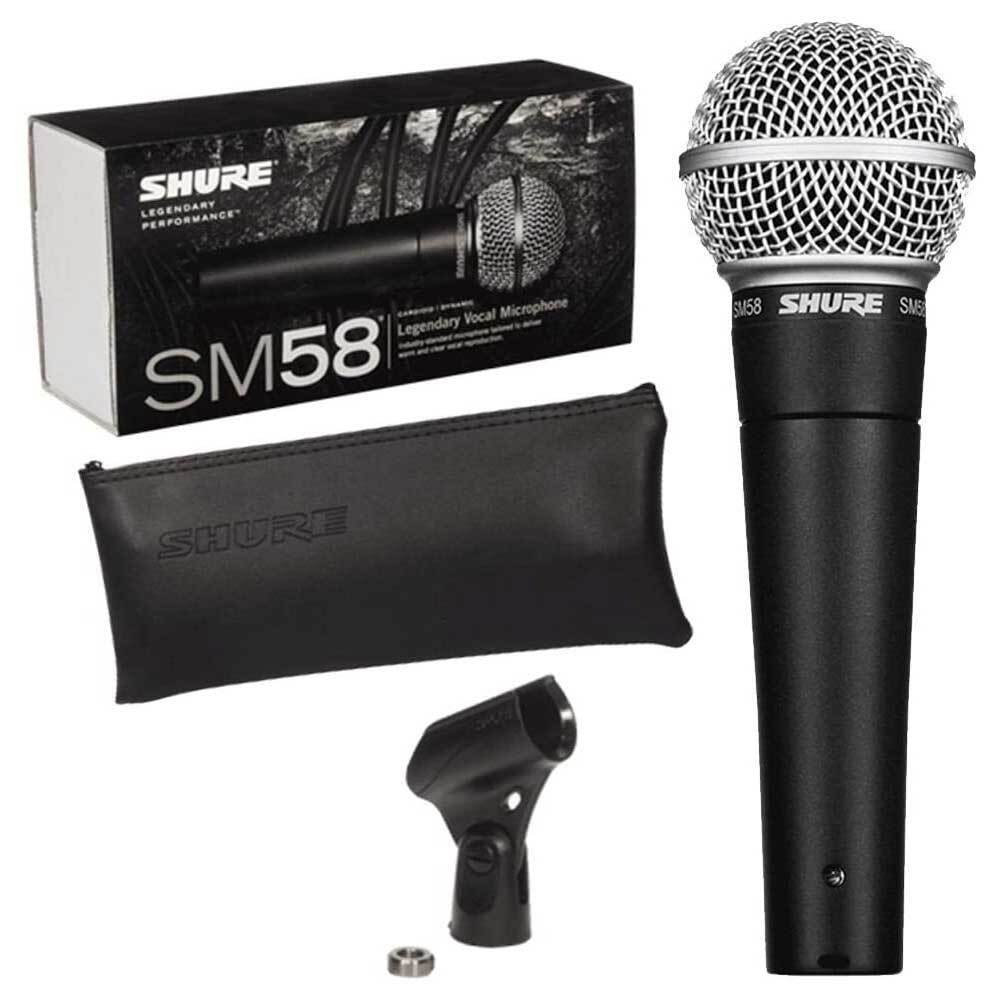 Sm58 Legendary Vocal Microphone - Color: Black