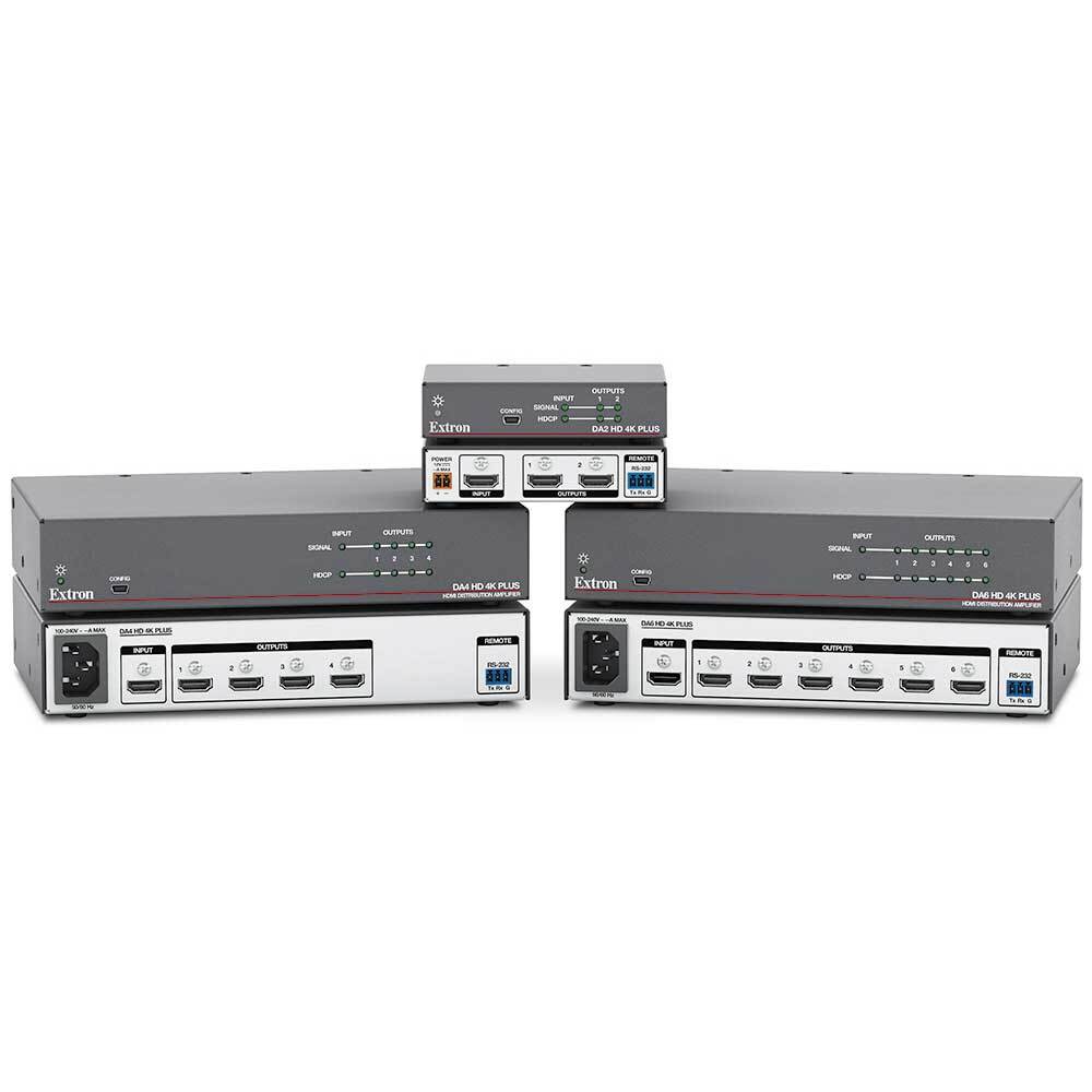 Extron DA HD 4K PLUS Series of HDMI Distribution Amplifier