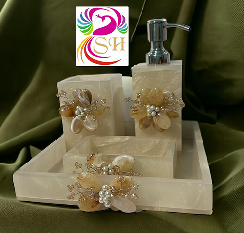 Resin Square Bathroom Set