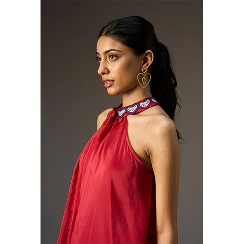 Halter Top - Color: Red
