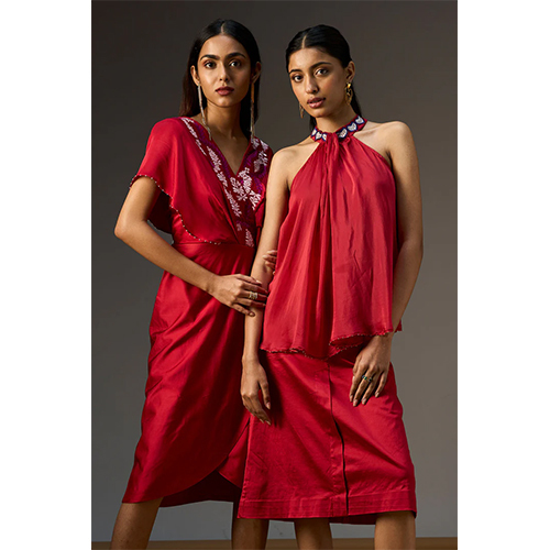 Halter Top - Color: Red