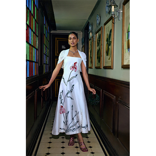Mesh Dress - Color: White