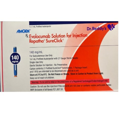 Repatha 140 Mg Injection - Physical Form: Liquid