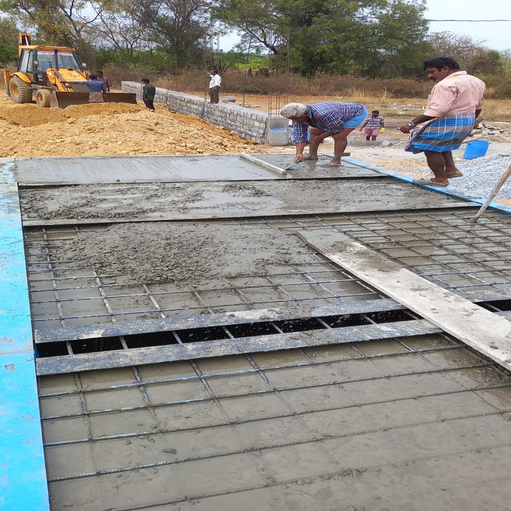 60 Ton 9X3 Mtrs Precast Concrete Platform PITLESS Weighbridge