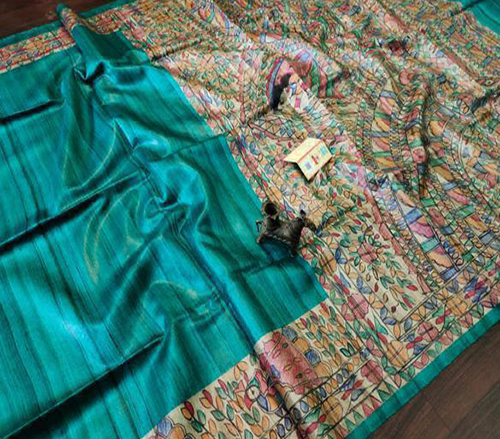 Madhubani Silk Saree