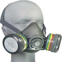 Half Face Mask - Color: Grey