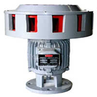 Vertical Single Mounting Siren - Color: Grey