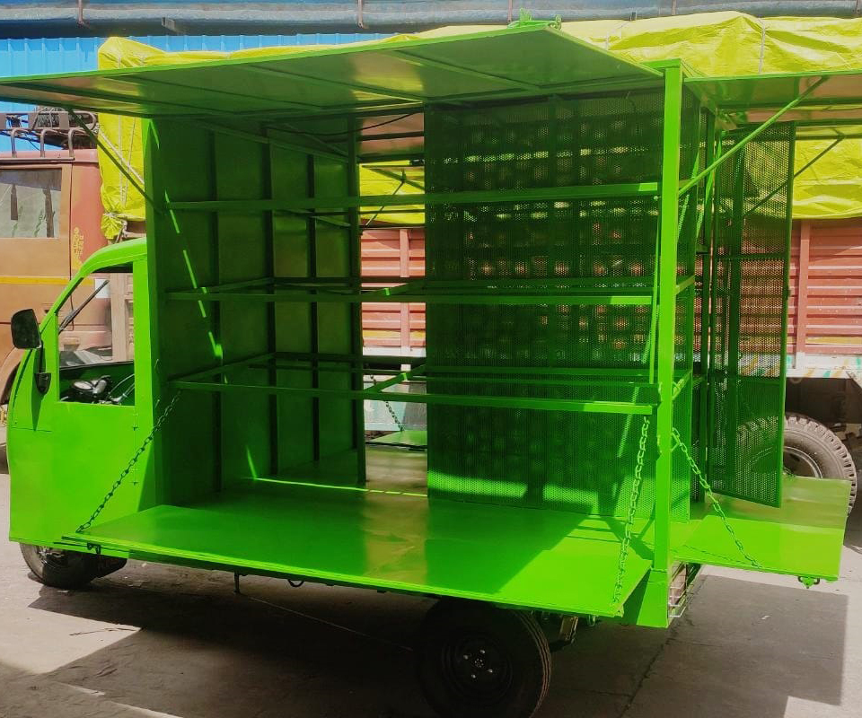 Electric Vegetable Vending Cart - Features: Durability