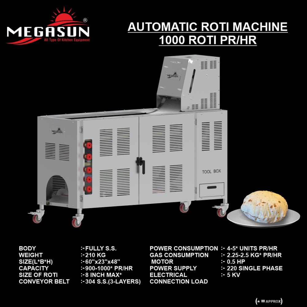 1000 Chapati Making Machine