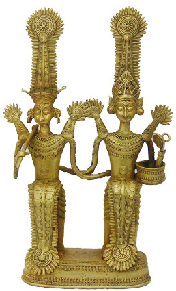 पीतल की मूर्तियाँ