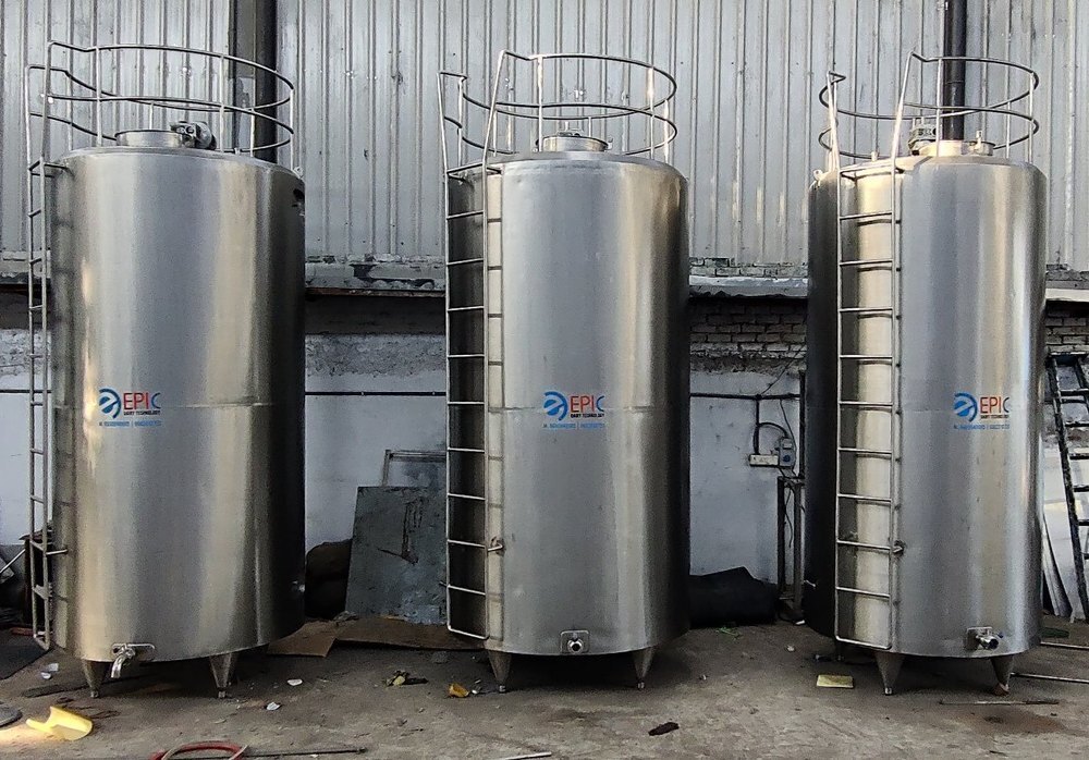 SS Vertical Milk Silo
