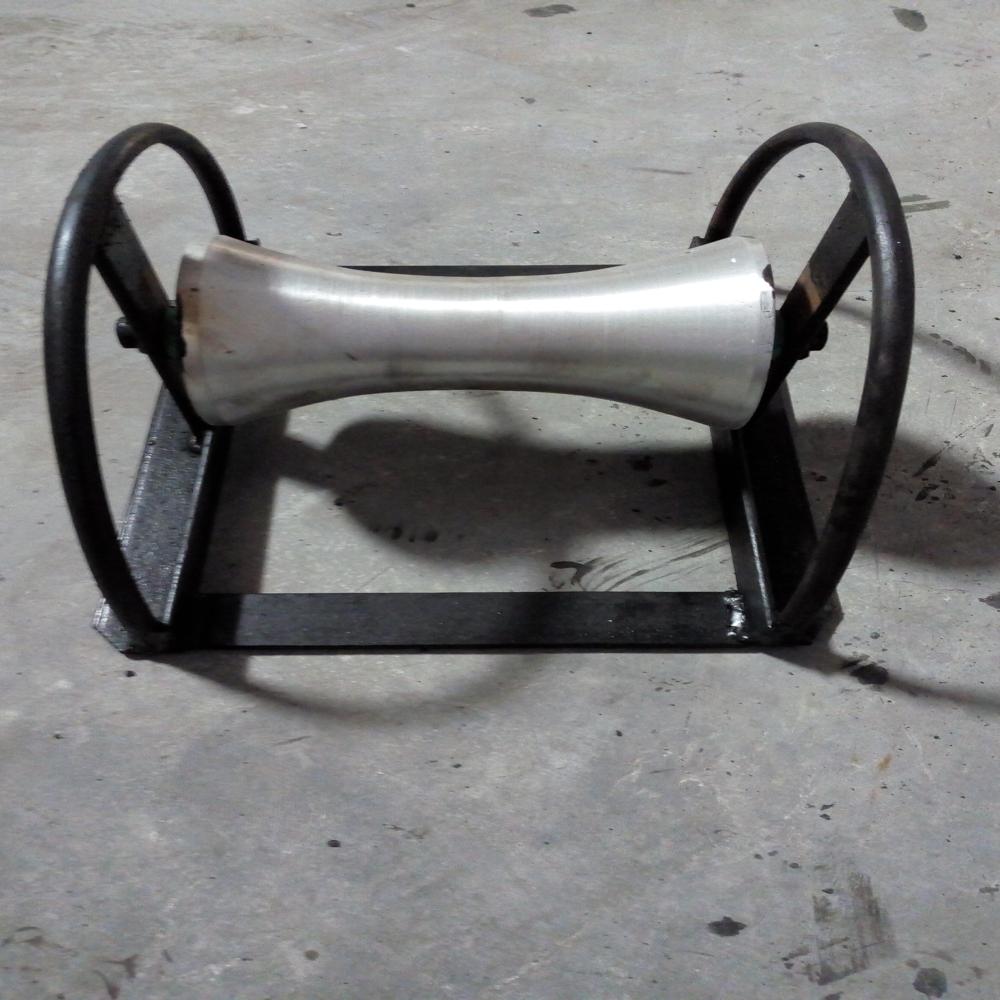 Aluminium Straight Cable Roller - Color: Silver And Black
