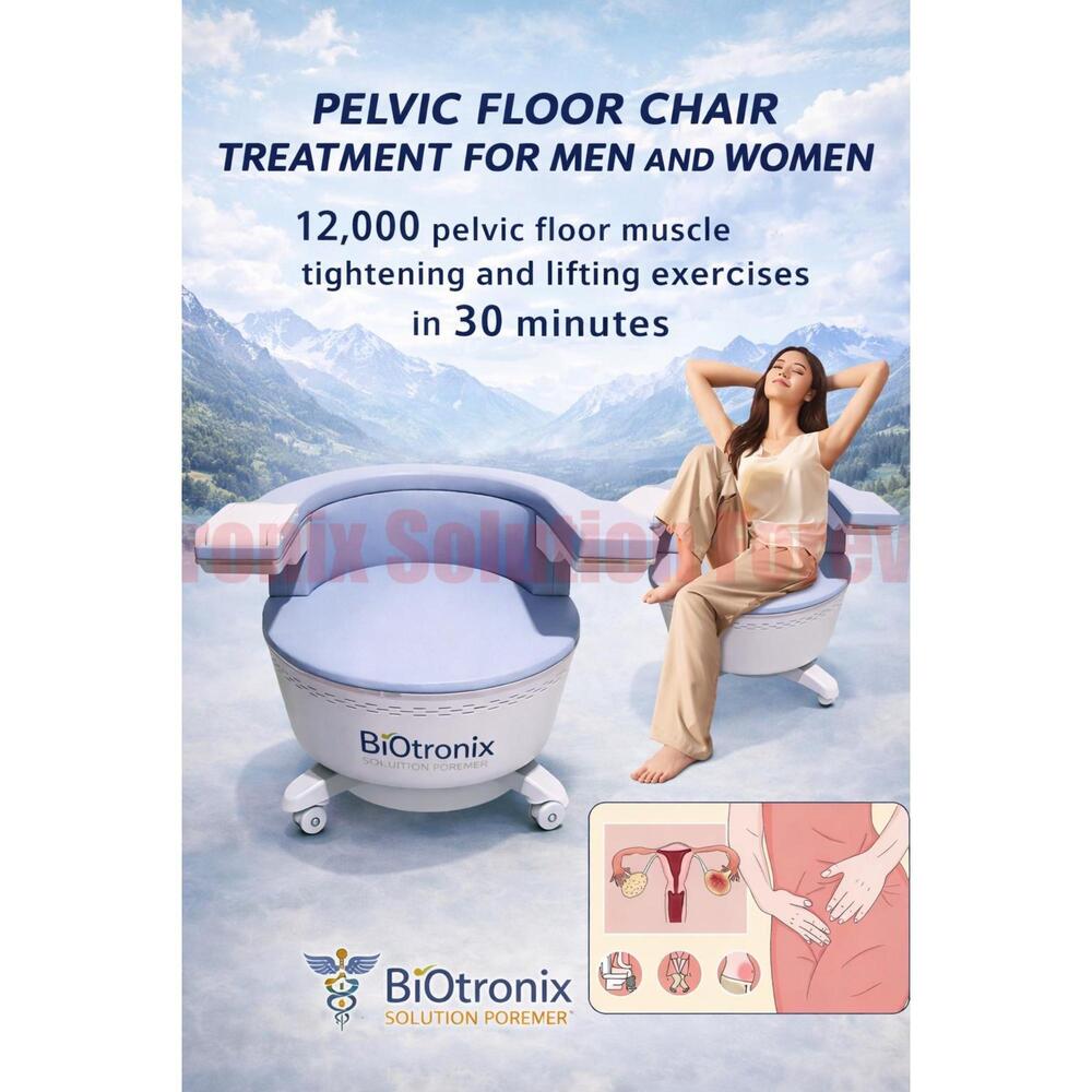 Smart Pelvic Floor Muscle Therapy Chair for Long-Term Rehabilitation