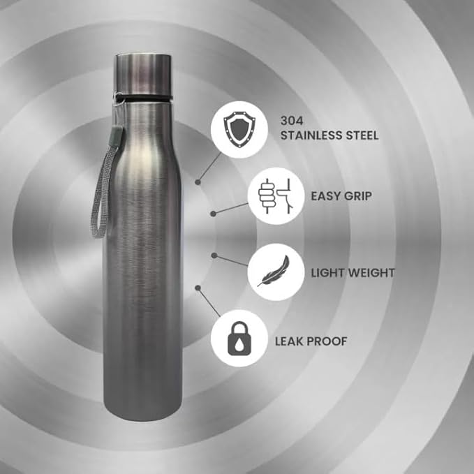 (SS-401) Stainless Steel Multipurpose Water Bottle with Carry Loop