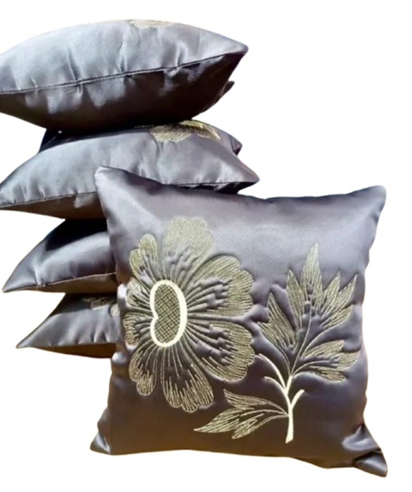 Embroidered Cushion Cover