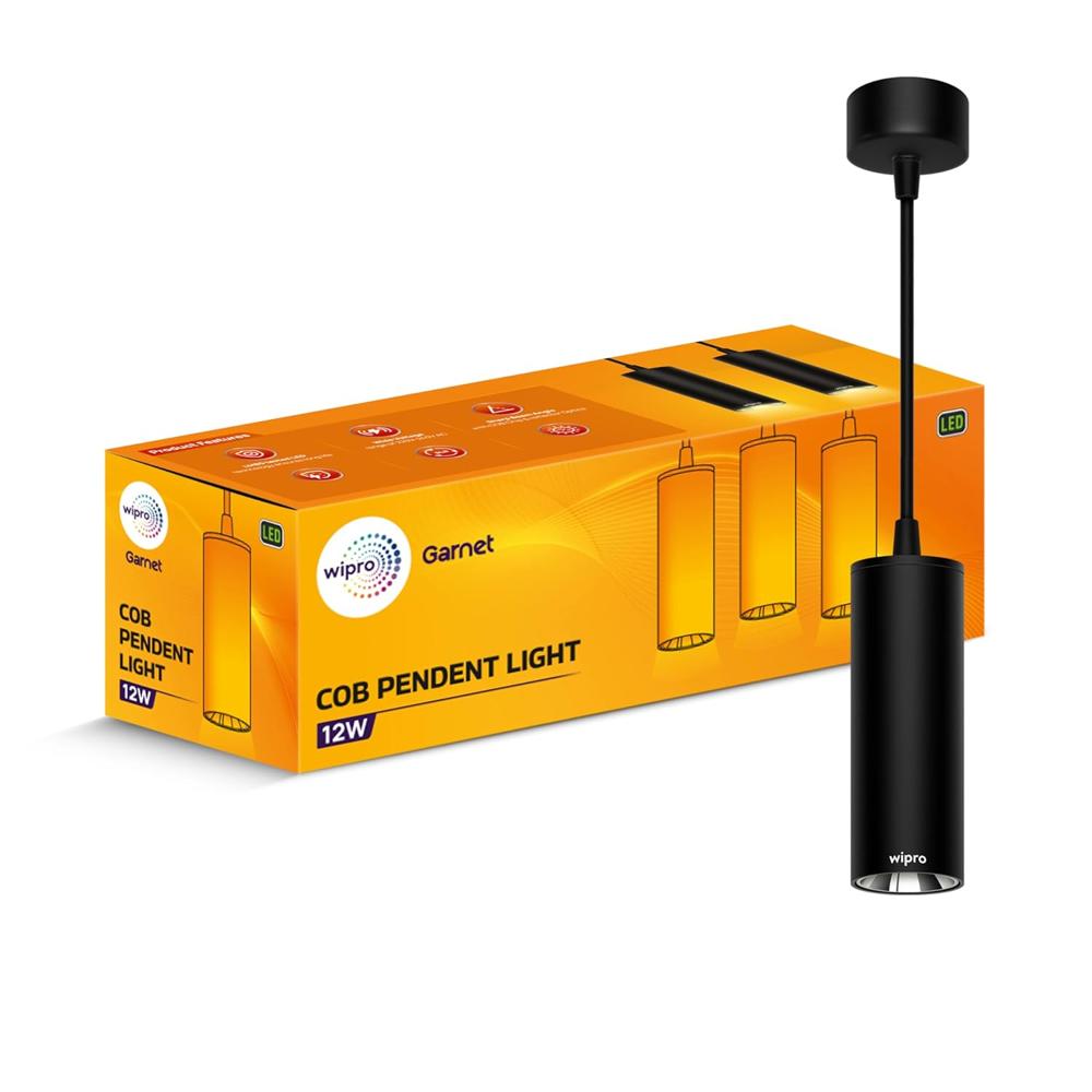 Garnet Pendant Light - Aluminium Housing, 73mm Size | Antiglare Design, 12w Led, 2700k-4000k Color Temperature