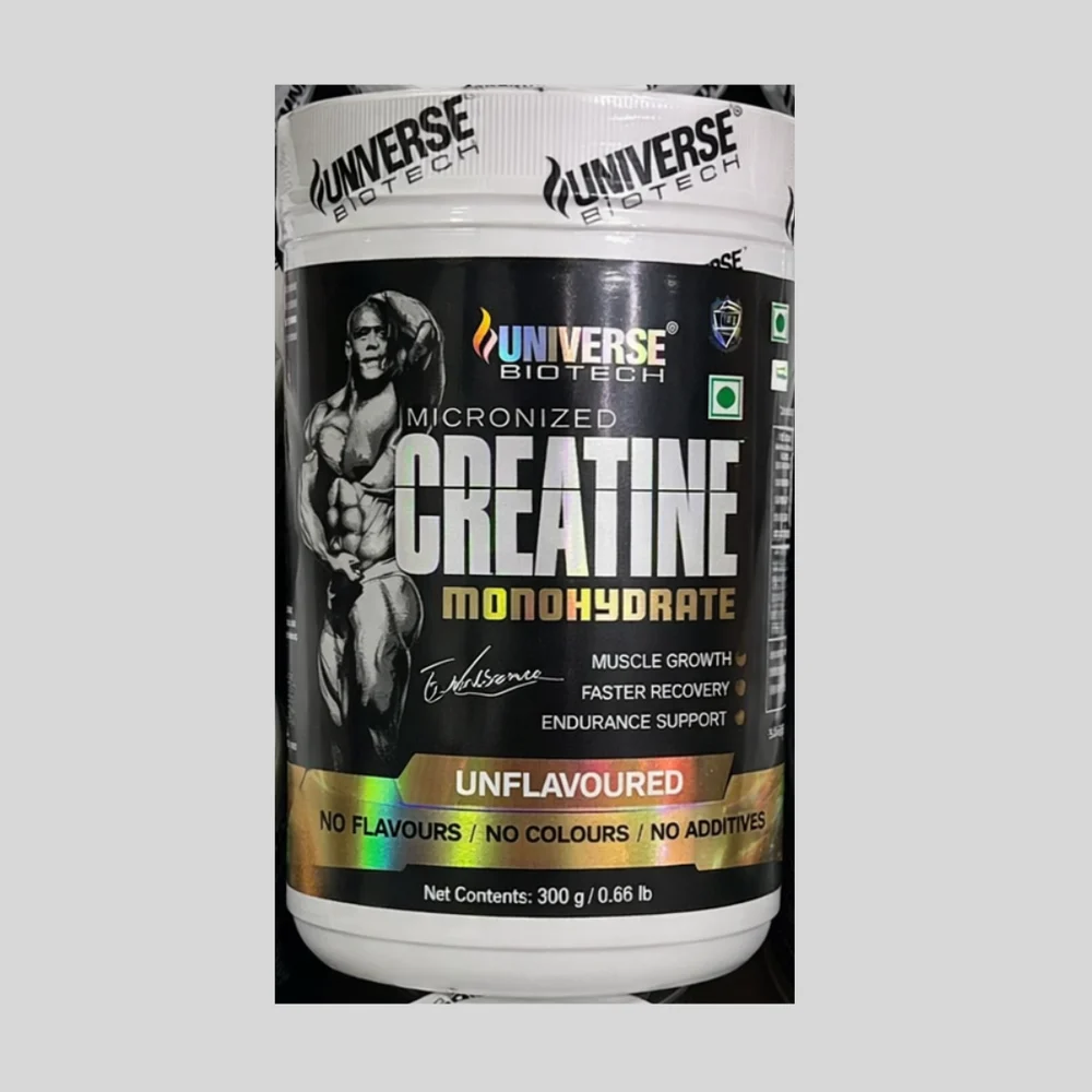 Universe Biotech Creatine Monohydrate (Pure Strength, Power & Performance Supplement)