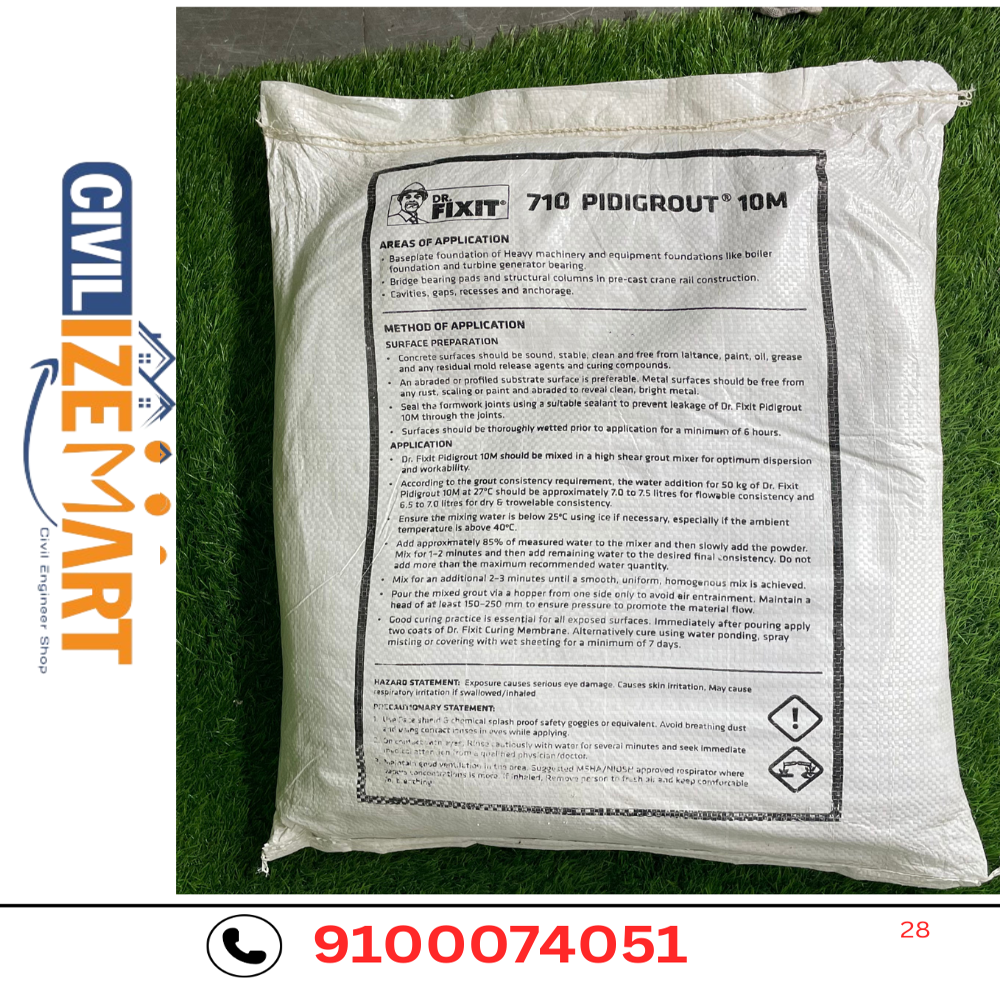 DR.FIXIT PIDIGROUT 10M (50KG) POWER WATERPROOFING CHEMICAL