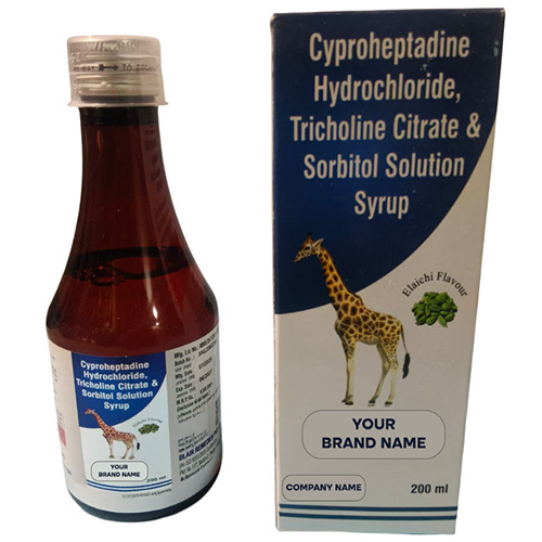 Cyproheptadine Hydrochloride Tricholine Citrate And Sorbitol Solution Syrup