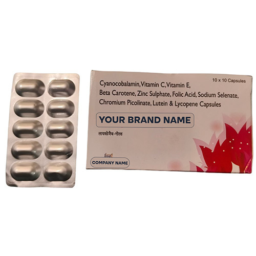 Cyanocobalamin Vitamin C And E Beta Carotene Zinc Sulphate Folic Acid Sodium Selenate Chromium Picolinate Lutein And Lycopene Capsules
