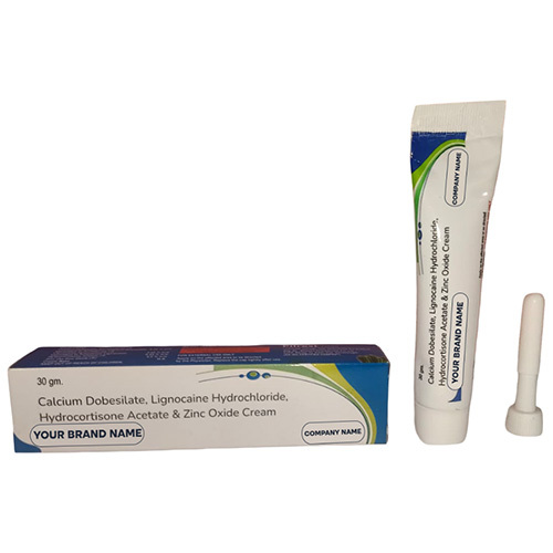 Calcium Dobesilate Lignocaine Hydrochloride Hydrocortisone Acetate And Zinc Oxide Cream
