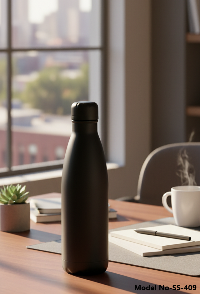 Premium Stainless Steel Cola Flask Bottle - Capacity: 500 Milliliter (Ml)