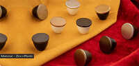 1408 Zinc+plastic Cabinet Knob - Application: Doors Fitting