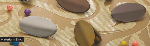 1406 ZInc Cabinet Knob
