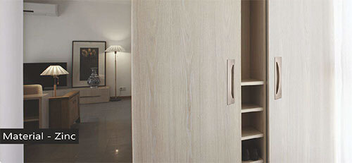 CNC-02 ZInc Concealed Handle