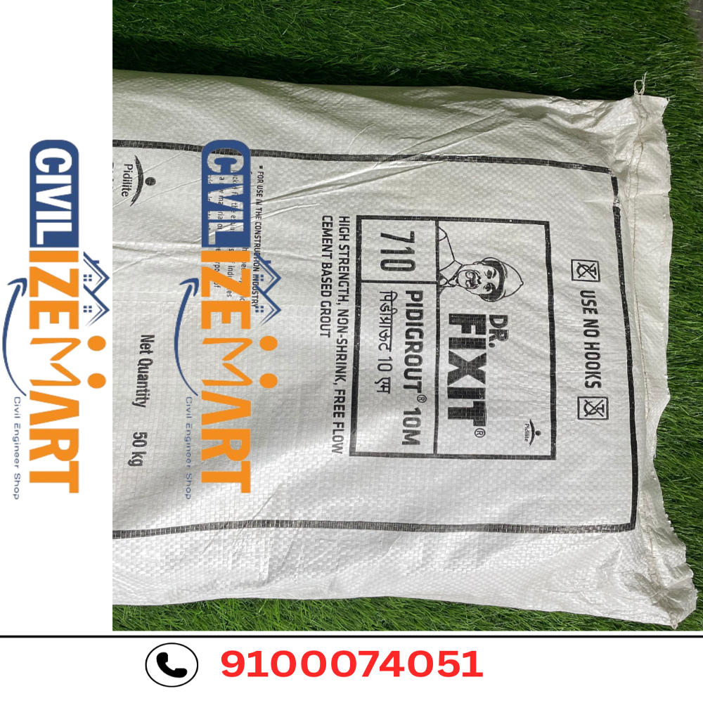 DR.FIXIT PIDIGROUT 10M CEMENTITIOUS GROUT (50KG) - GREY,NON-SHRINK,HIGH EARLY STRENGTH FLOWABLE