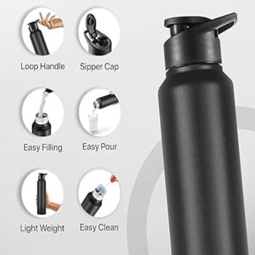 (SS-410) Stainless Steel Sipper Bottle