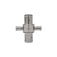 63 Mm Fire Hose Delivery Coupling - Color: Silver