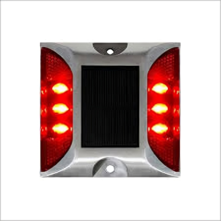 Solar Road Stud - Color: Yellow And Silver