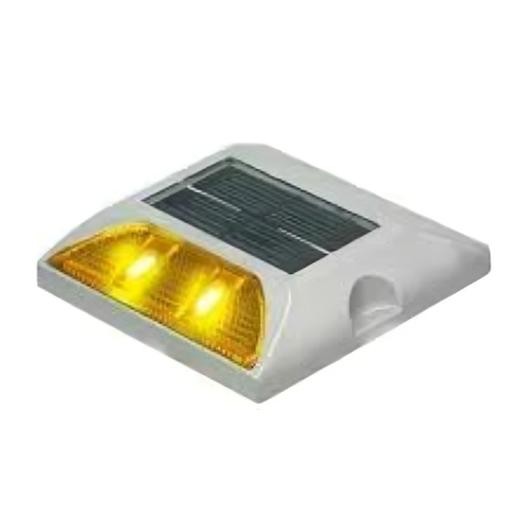 Solar Road Stud - Color: Yellow And Silver