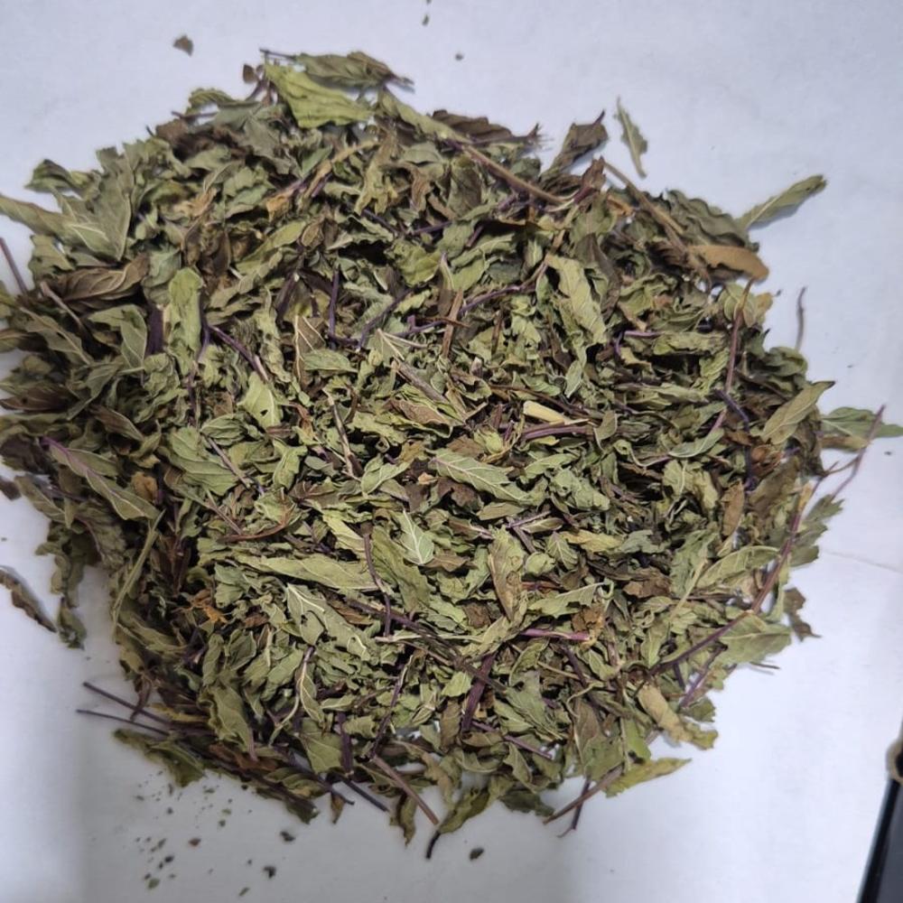 Dry Mint Leaves - Color: Green