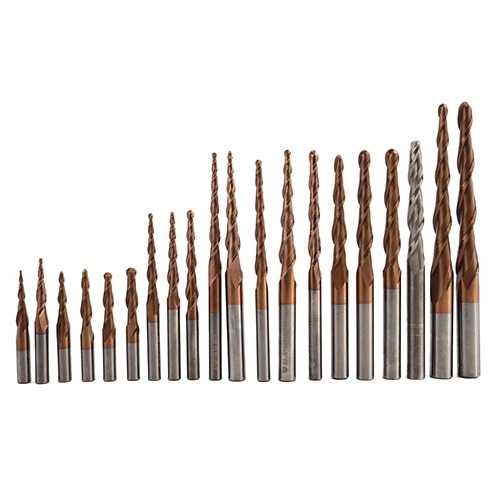 Tapper Ballnoes - Coating Type: Tialn (Titanium Aluminium Nitride)