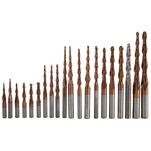 Tapper Ballnoes - Coating Type: Tialn (Titanium Aluminium Nitride)