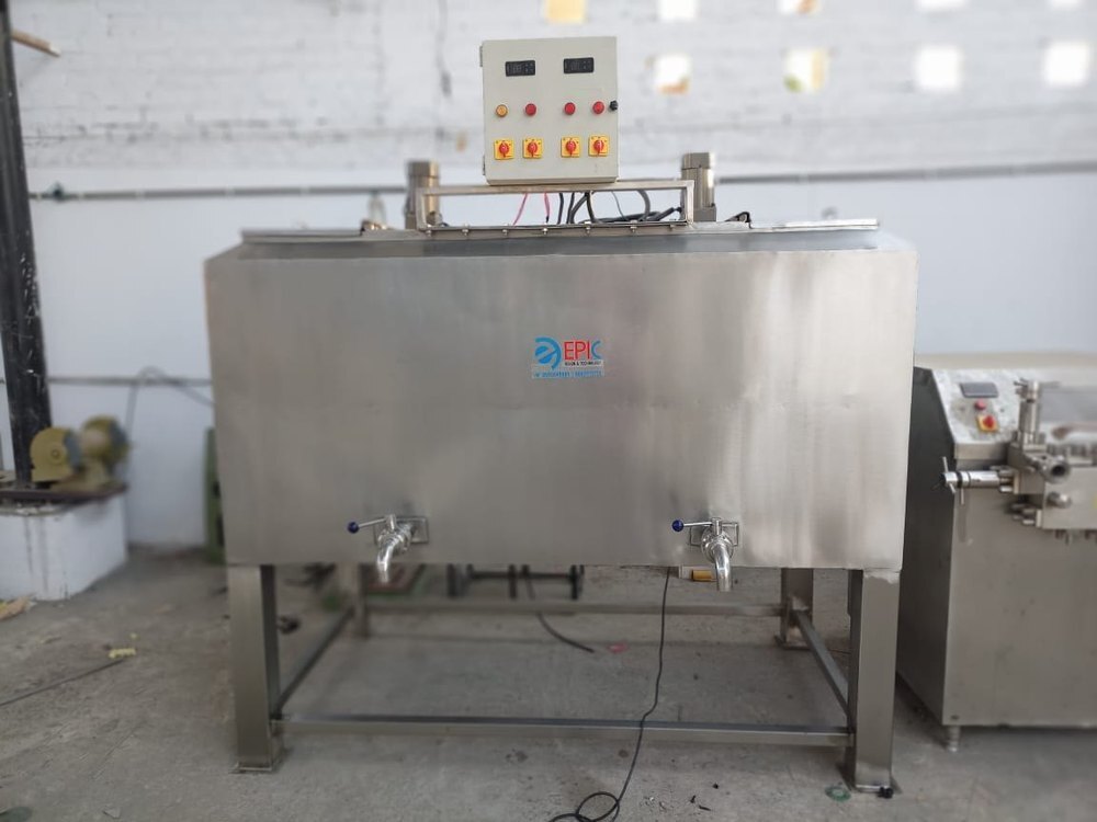 Stainless Steel Elliptical Milk Storage Tank