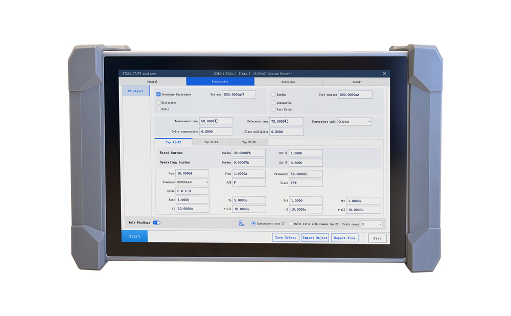 KT220 Handheld CT-PT Analyzer