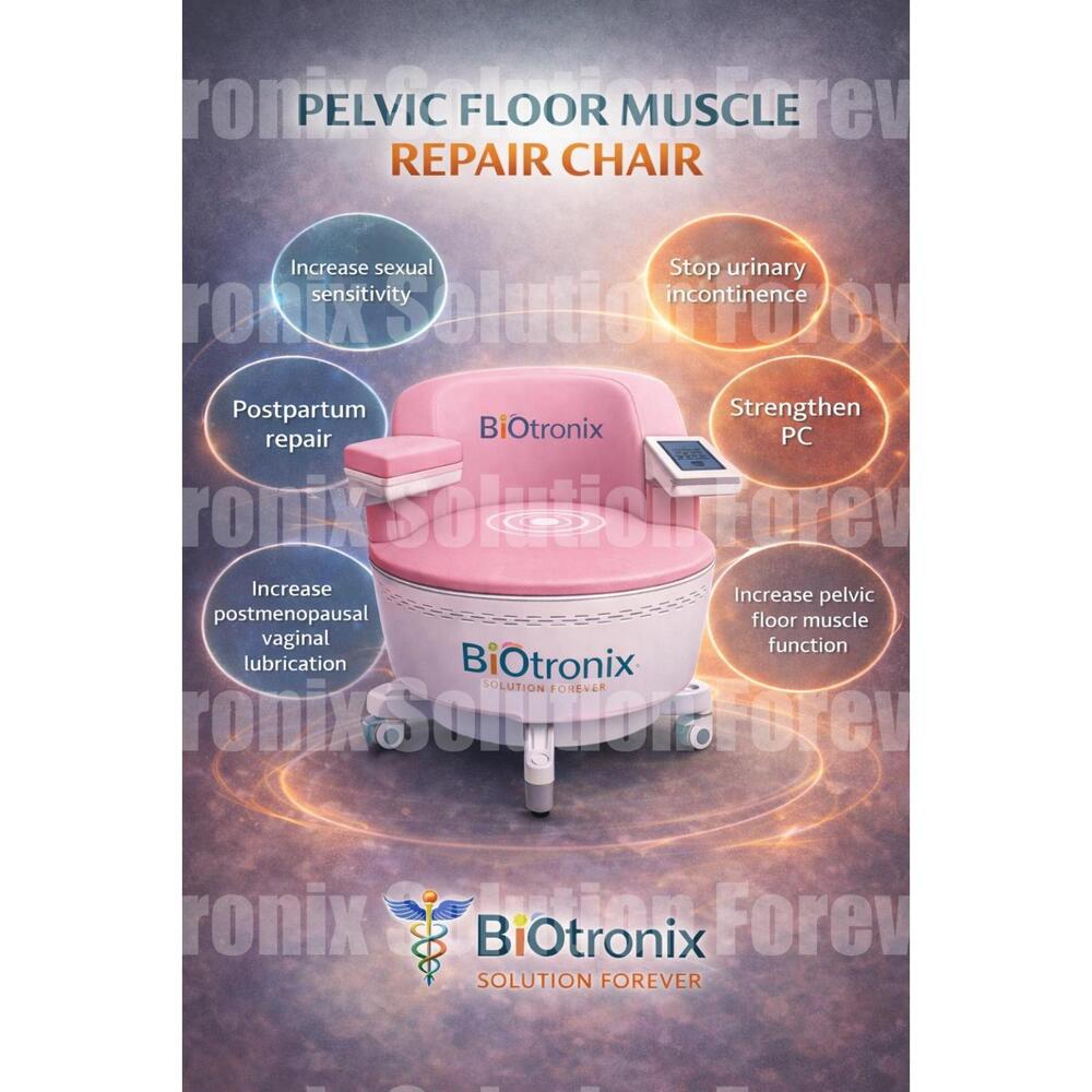 Smart Pelvic Floor Muscle Training Chair for Long-Term Clinical Use