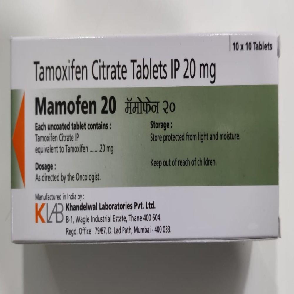 20 Mg Tamoxifen Tablets Ip - Tablet Dosage Form, Shelf Life 24-36 Months, Normal Fermentation Smell, Store At 20â°c To 25â°c | Breast Cancer Treatment