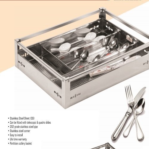 SS Premium Cutlery Basket