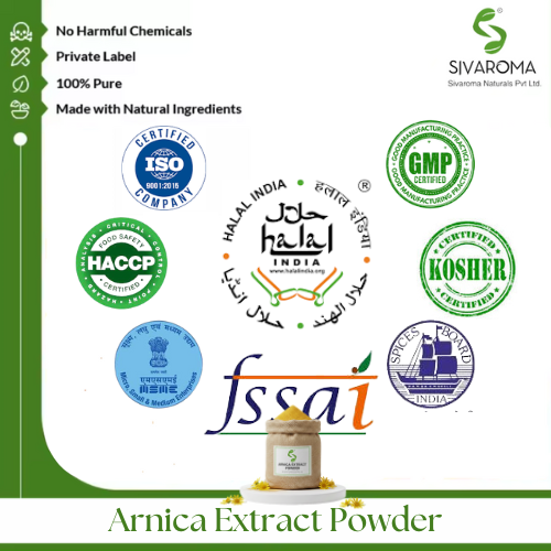 Arnica Extract Powder - Color: Light Brown To Yellowish Brown
