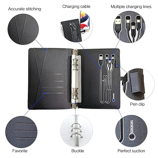 Glue Bound 5000 mAh Power Bank Diary