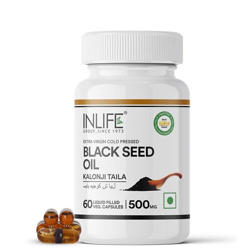 Inlife Black Seed Oil Supplement 60 Veg. Capsules