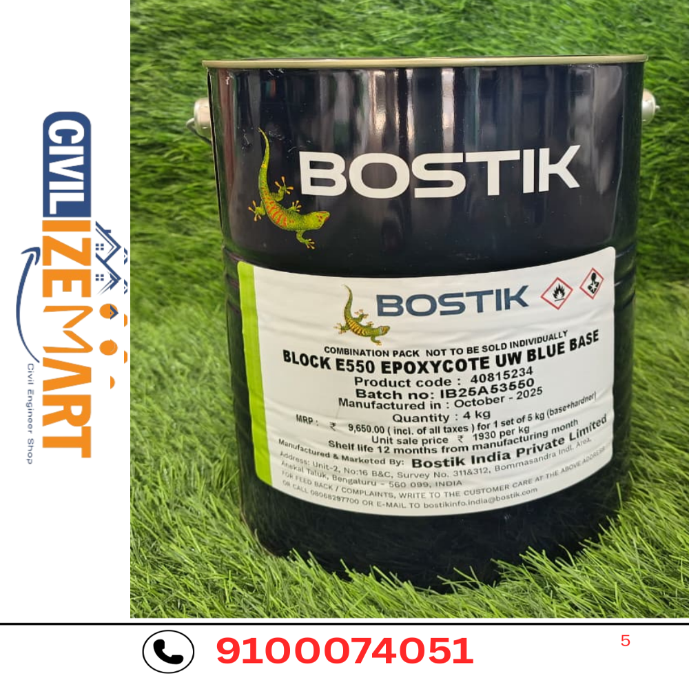 BOSTIK BLOCK E550 EPOXYCOTE UW BLU (5KG)