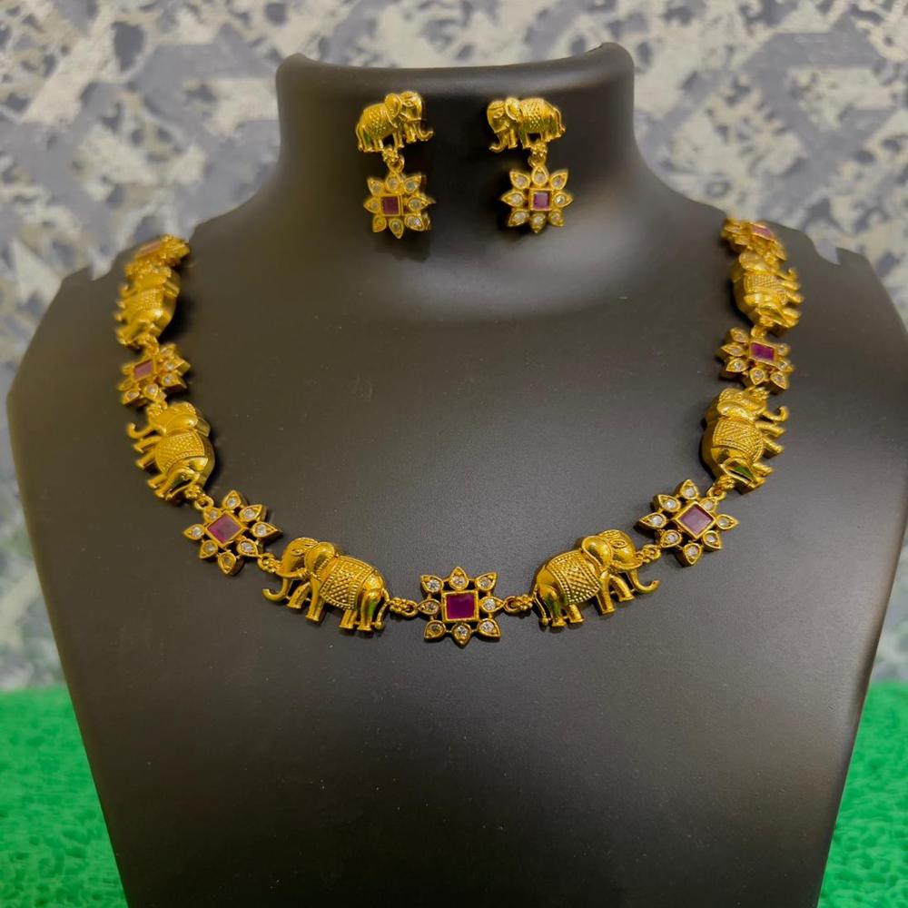Heritage Gaja Ratna Alloy Necklace Set