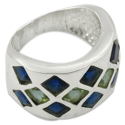 डिजाइनर मल्टीस्टोन रिंग ज्वैलरी