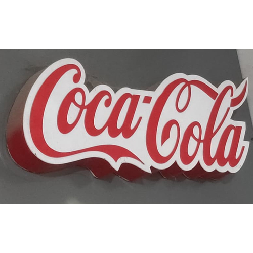 Acrylic Coca Cola Logo