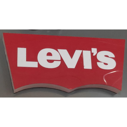 Acrylic Levis Logo - Application: Commercial